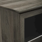 Szafka RTV Middlebrook Jularbo 58 cali z dzielonym panelem i 2 drzwiami