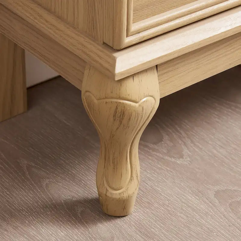 Podświetlana szklana witryna do ekspozycji z regulowanymi szklanymi półkami, 2 drzwiami i 1 szufladą, Szklana szafka na wino