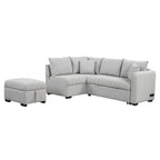 Narożna sofa w kształcie litery L z rozkładanym łóżkiem, wielofunkcyjna do salonu