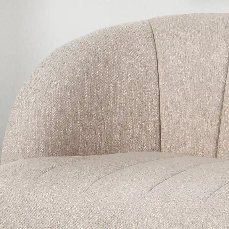 Nowoczesna dwuosobowa sofa z tkaniny na nóżkach hairpin, do salonu