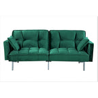 Aksamitna rozkładana sofa Bernal 75,6 W