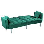 Aksamitna rozkładana sofa Bernal 75,6 W