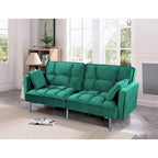 Aksamitna rozkładana sofa Bernal 75,6 W