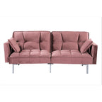 Aksamitna rozkładana sofa Bernal 75,6 W