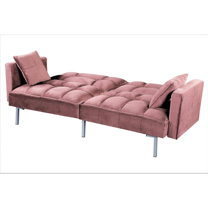Aksamitna rozkładana sofa Bernal 75,6 W