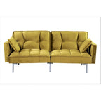 Aksamitna rozkładana sofa Bernal 75,6 W