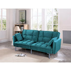 Aksamitna rozkładana sofa Bernal 75,6 W