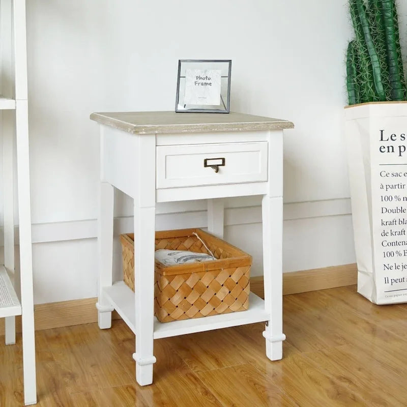 Porch & Den Gatto stolik akcentujący z szufladami