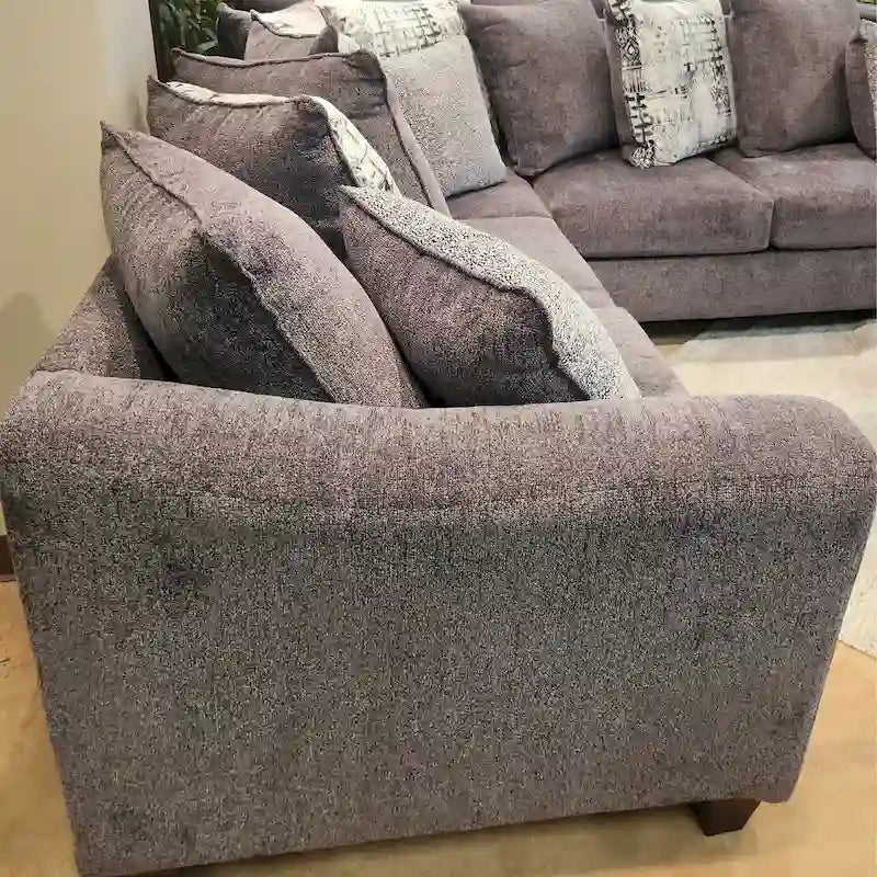 2-częściowy zestaw tapicerowanych mebli do salonu, sofa i kanapa dwuosobowa, styl współczesny