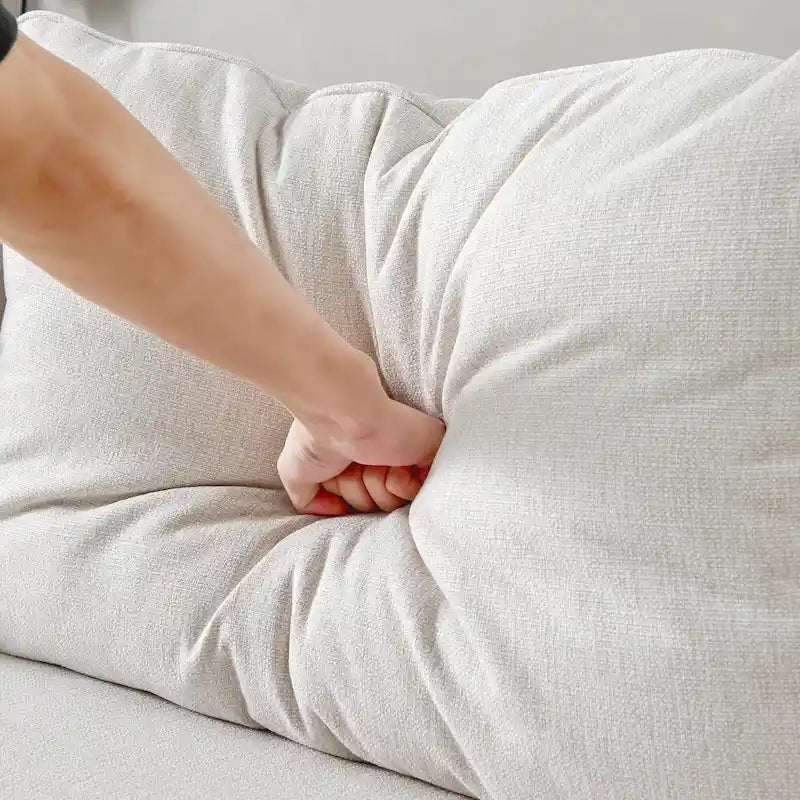 Narożna sofa tapicerowana z szezlongiem w kształcie litery L