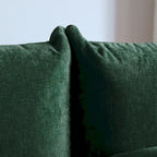 Sofa modułowa z chenille w kształcie litery U, 4-osobowa z 2 otomanami