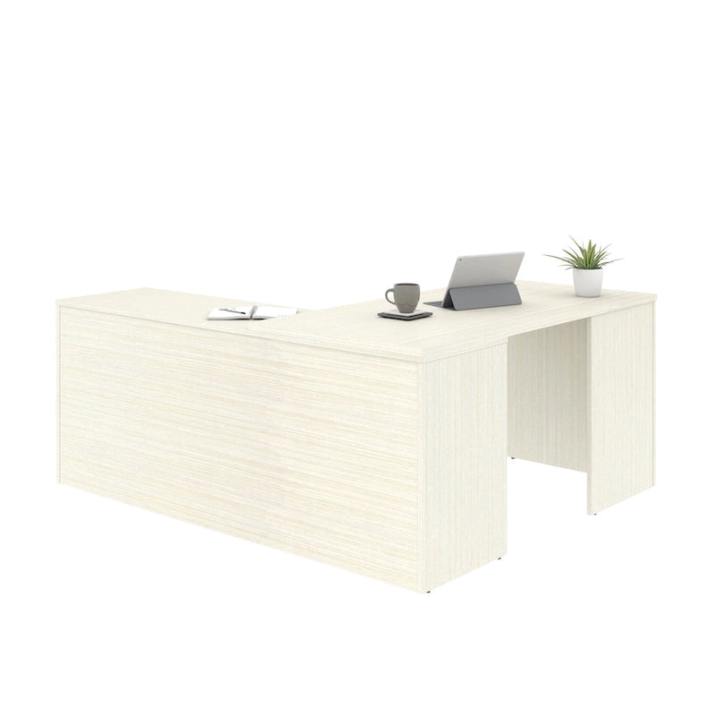 Stolik kawowy z litego drewna, 122 cm, szare wykończenie w stylu współczesnym, salon