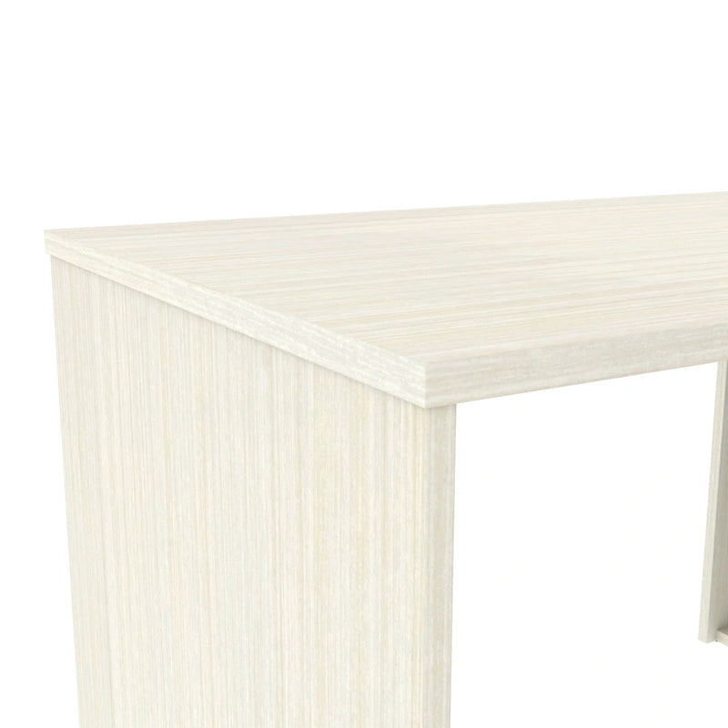 Stolik kawowy z litego drewna, 122 cm, szare wykończenie w stylu współczesnym, salon