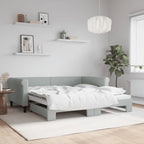 vidaXL Day Bed Upholstered Daybed Sofa Bed for Bedroom Living Room Velvet