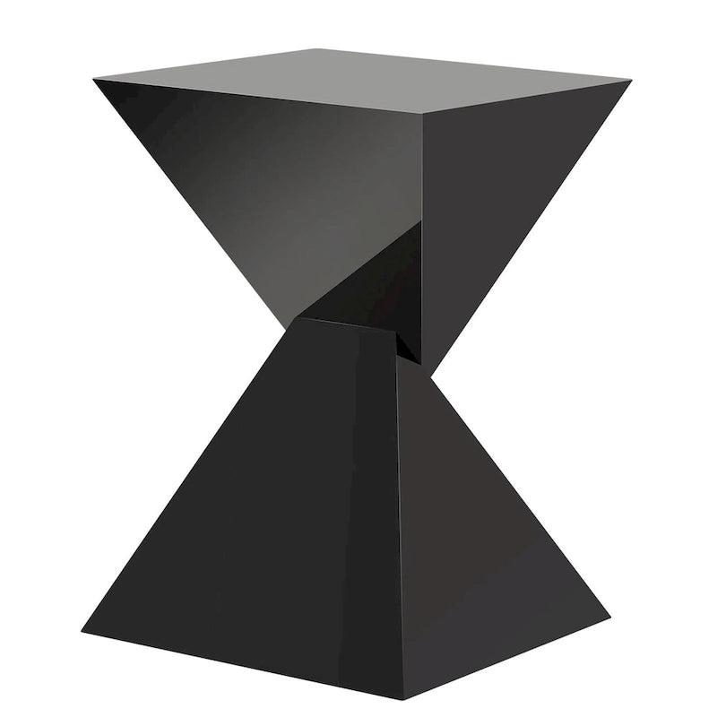 Nowoczesny Akrylowy Stolik Akcentujący, Stoliki Boczne Zewnętrzne - 18,11 wys. x 12,6 szer. x 12,6 dł.